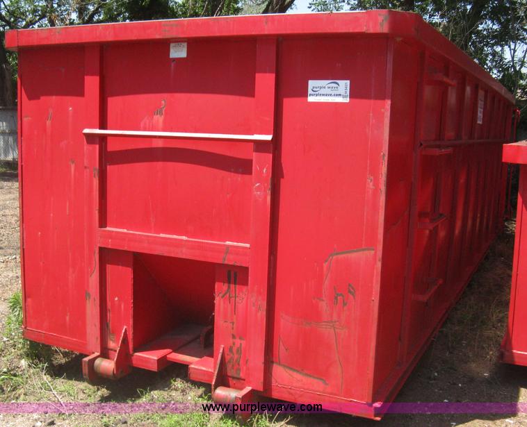 image for item H5431 2000 KL Metal Fab roll off dumpster