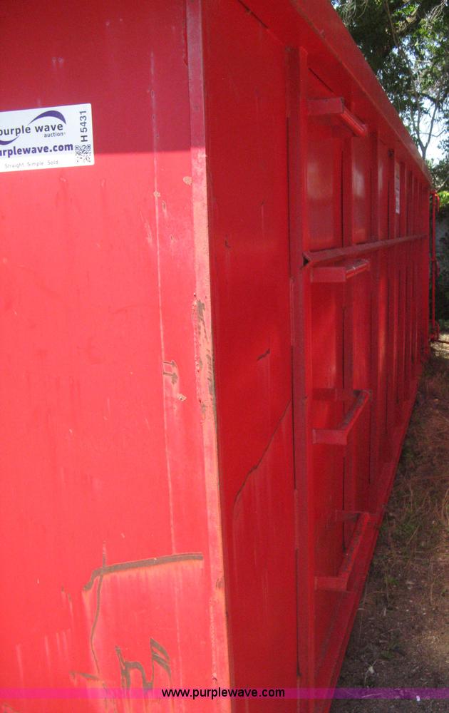 image for item H5431 2000 KL Metal Fab roll off dumpster