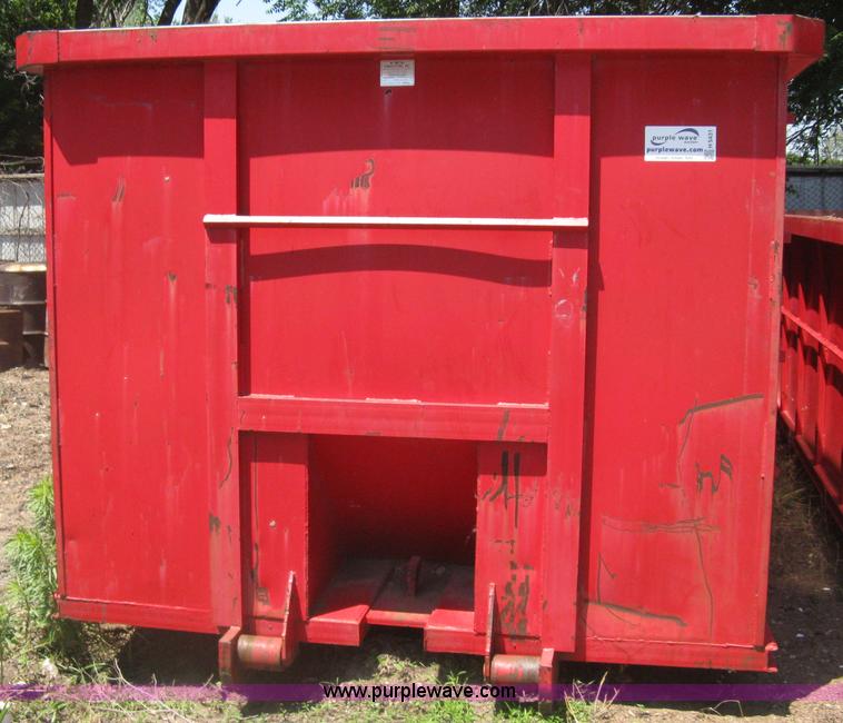 image for item H5431 2000 KL Metal Fab roll off dumpster