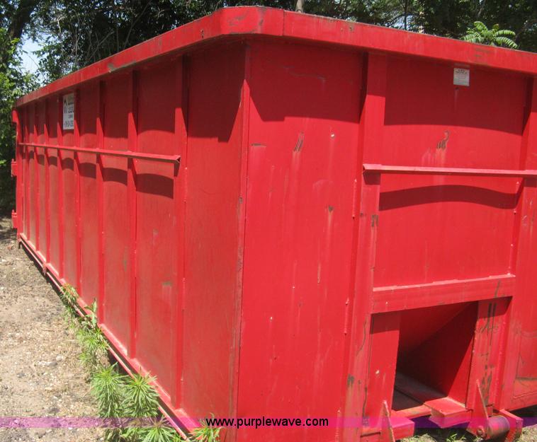 image for item H5431 2000 KL Metal Fab roll off dumpster