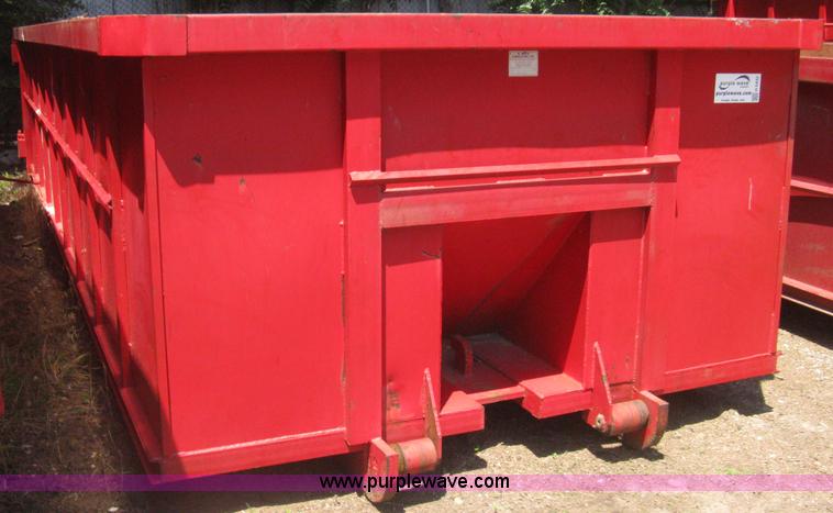 image for item H5432 2000 KL Metal Fab roll off dumpster