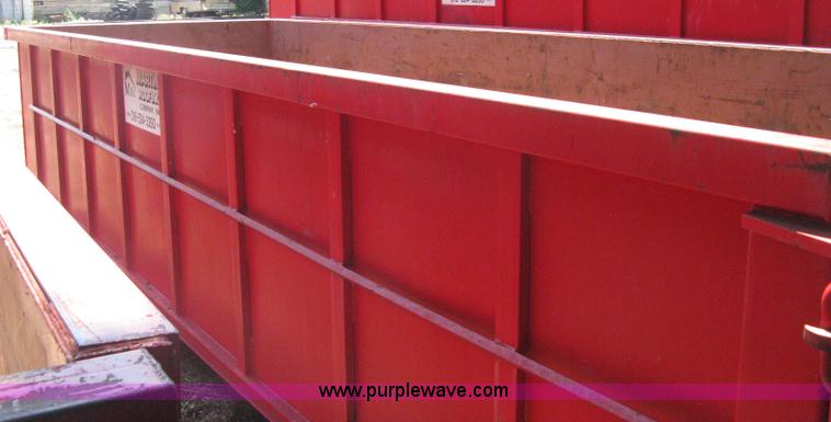 image for item H5432 2000 KL Metal Fab roll off dumpster