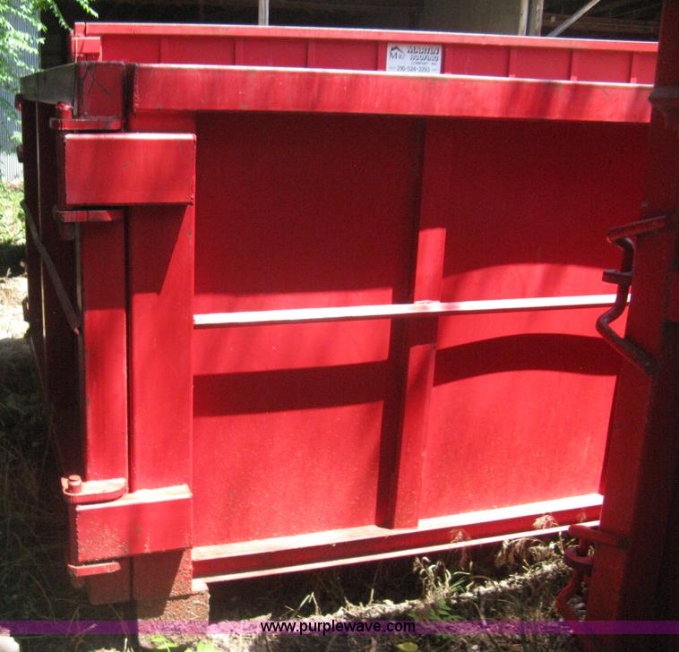 image for item H5432 2000 KL Metal Fab roll off dumpster