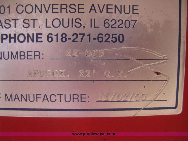 image for item H5432 2000 KL Metal Fab roll off dumpster