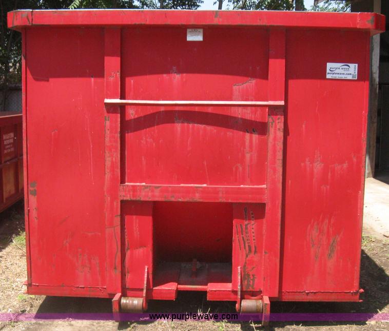 image for item H5434 2000 KL Metal Fab roll off dumpster