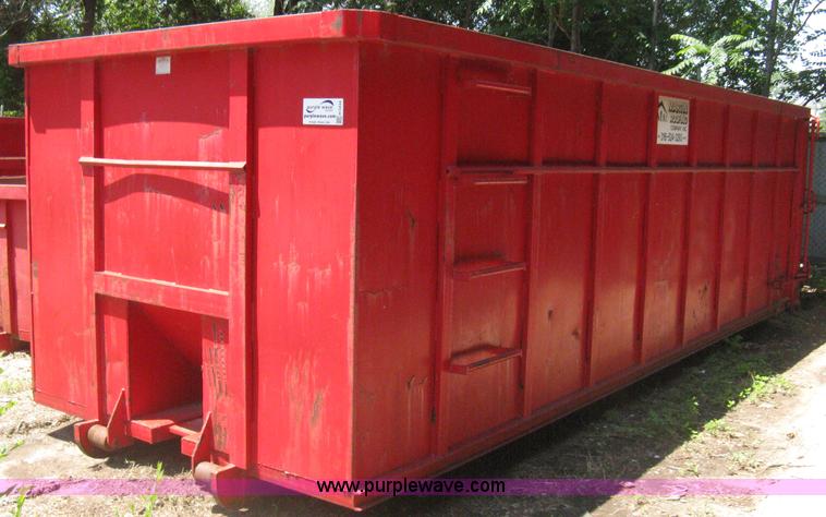 image for item H5434 2000 KL Metal Fab roll off dumpster