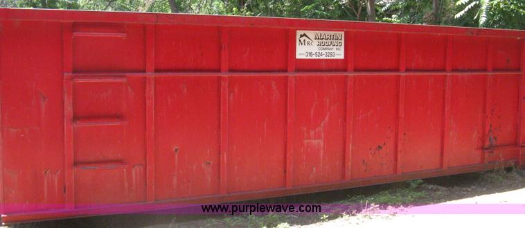 image for item H5434 2000 KL Metal Fab roll off dumpster