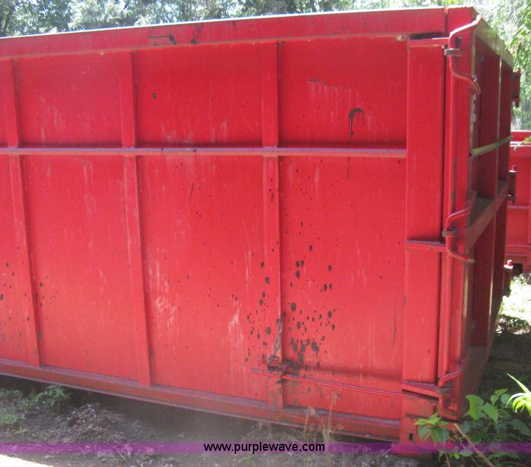 image for item H5434 2000 KL Metal Fab roll off dumpster