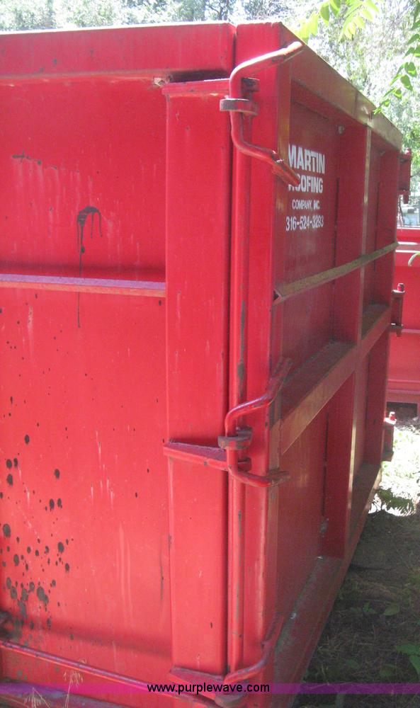 image for item H5434 2000 KL Metal Fab roll off dumpster
