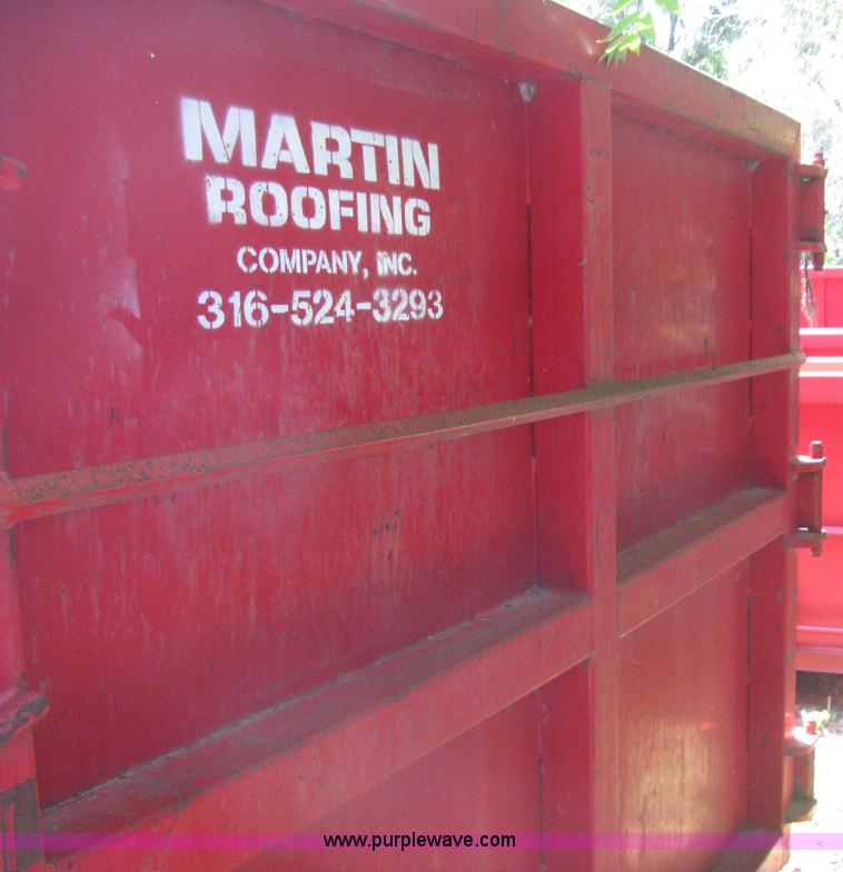 image for item H5434 2000 KL Metal Fab roll off dumpster