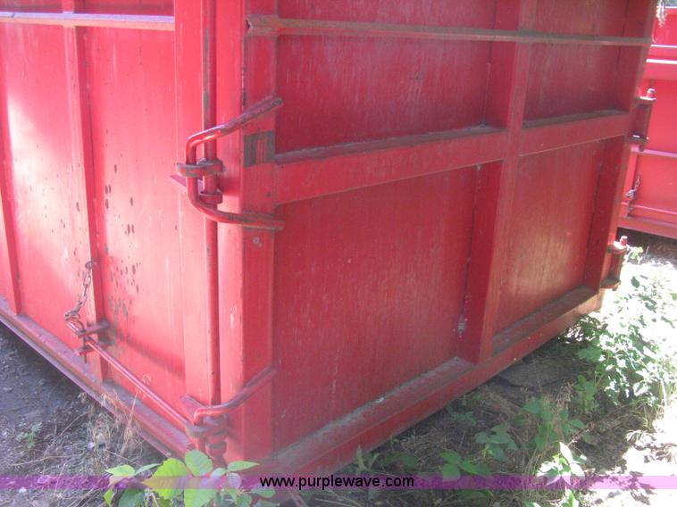 image for item H5434 2000 KL Metal Fab roll off dumpster