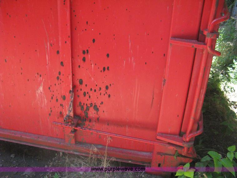 image for item H5434 2000 KL Metal Fab roll off dumpster