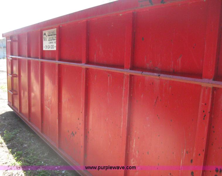 image for item H5434 2000 KL Metal Fab roll off dumpster