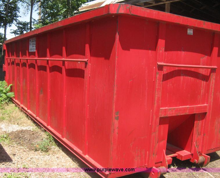 image for item H5434 2000 KL Metal Fab roll off dumpster