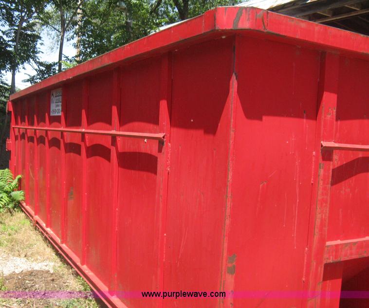 image for item H5434 2000 KL Metal Fab roll off dumpster