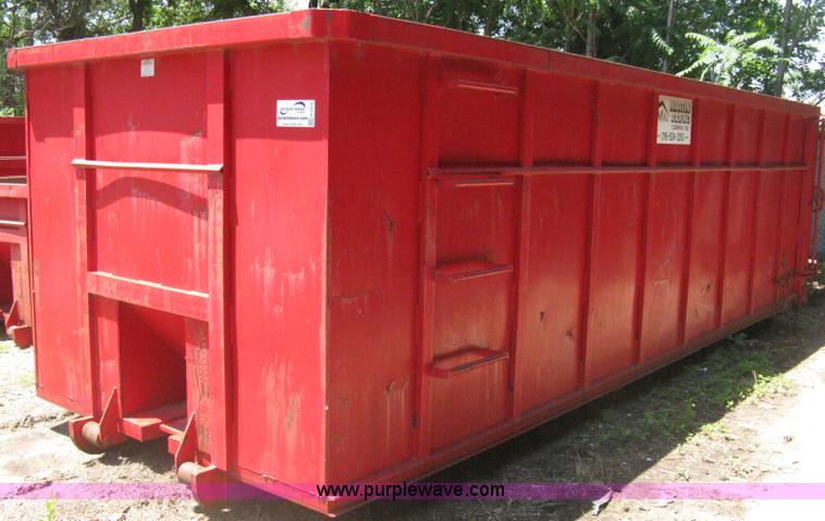 image for item H5434 2000 KL Metal Fab roll off dumpster