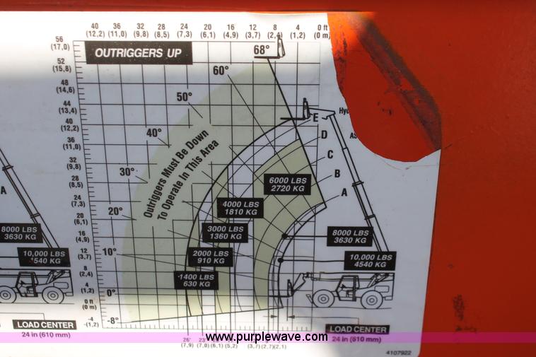 image for item H5643 2000 SkyTrak 10542 Legacy Series telehandler