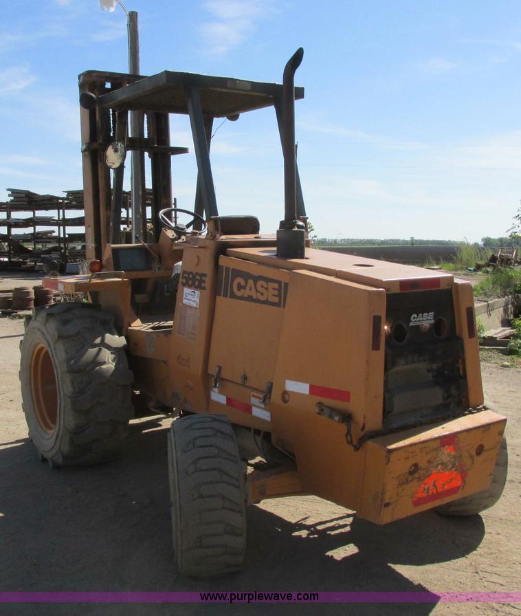 image for item I2550 1996 Case 586E rough terrain forklift