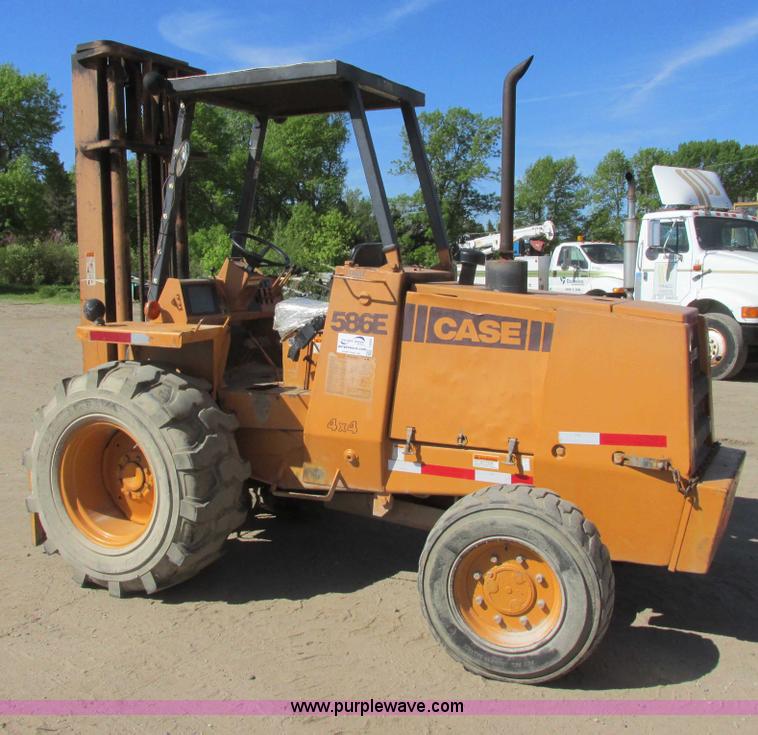 image for item I2550 1996 Case 586E rough terrain forklift
