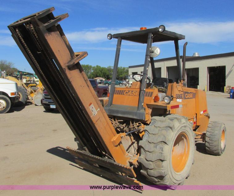 image for item I2550 1996 Case 586E rough terrain forklift