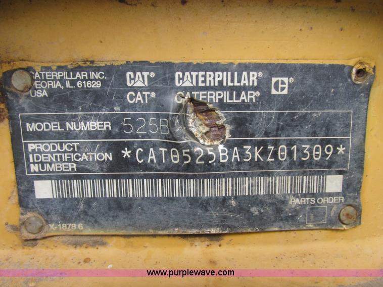 image for item J2500 2002 Caterpillar 525B grapple skidder