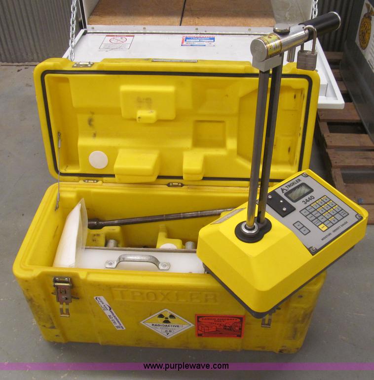 Troxler 3440 nuclear monitor in South Hutchinson, KS Item AQ9781 sold