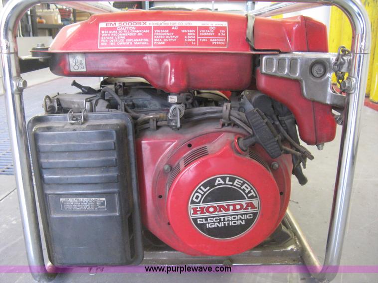 image for item AS9066 Honda EM5000SX generator