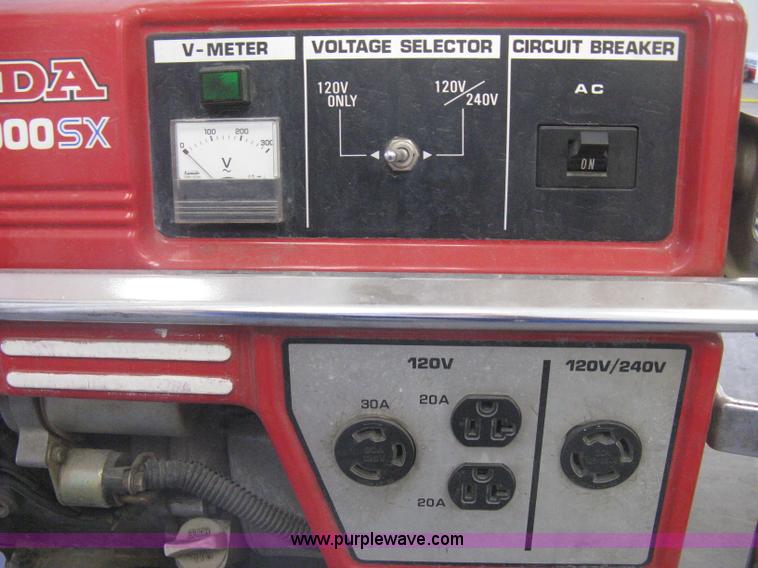 image for item AS9066 Honda EM5000SX generator