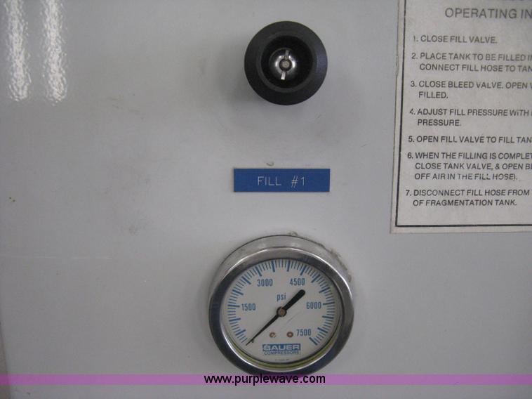 image for item AS9070 Bauer BF150 cascade SCBA fill station