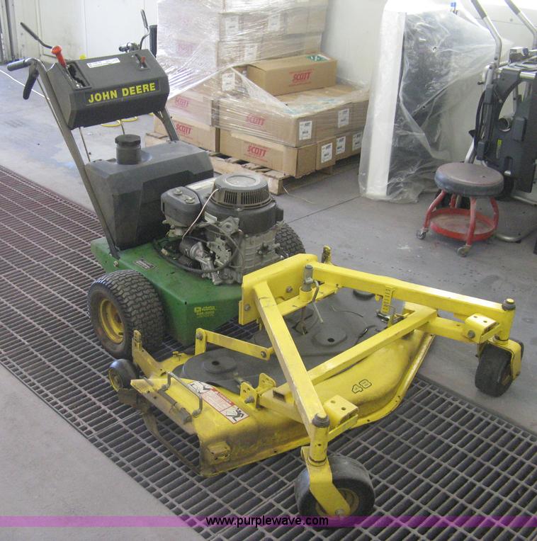 image for item AS9074 John Deere commercial walk-behind lawn mower