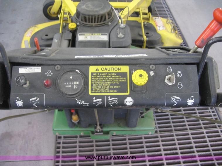 image for item AS9074 John Deere commercial walk-behind lawn mower