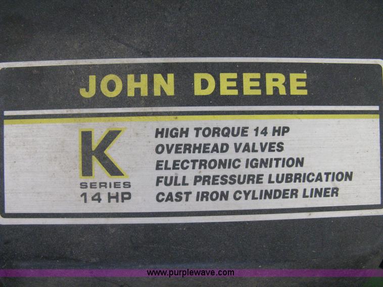 image for item AS9074 John Deere commercial walk-behind lawn mower