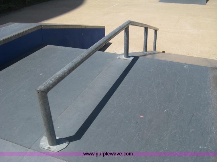 image for item AS9147 Shop built skate park ramp and skate features