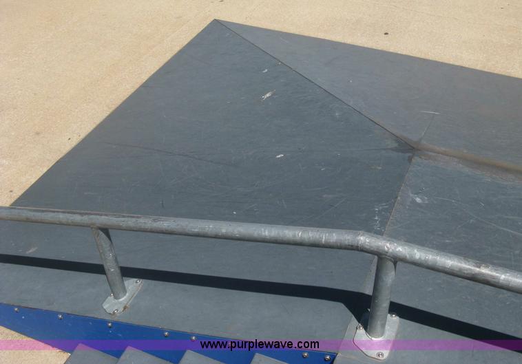 image for item AS9147 Shop built skate park ramp and skate features