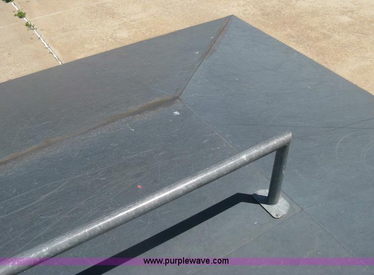 image for item AS9147 Shop built skate park ramp and skate features
