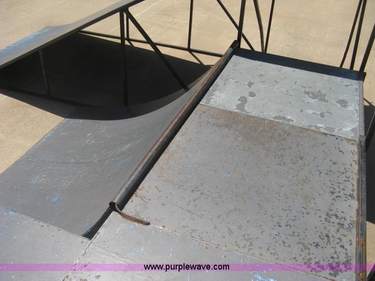 image for item AS9147 Shop built skate park ramp and skate features