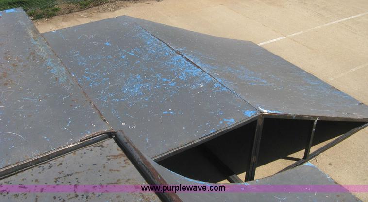 image for item AS9147 Shop built skate park ramp and skate features