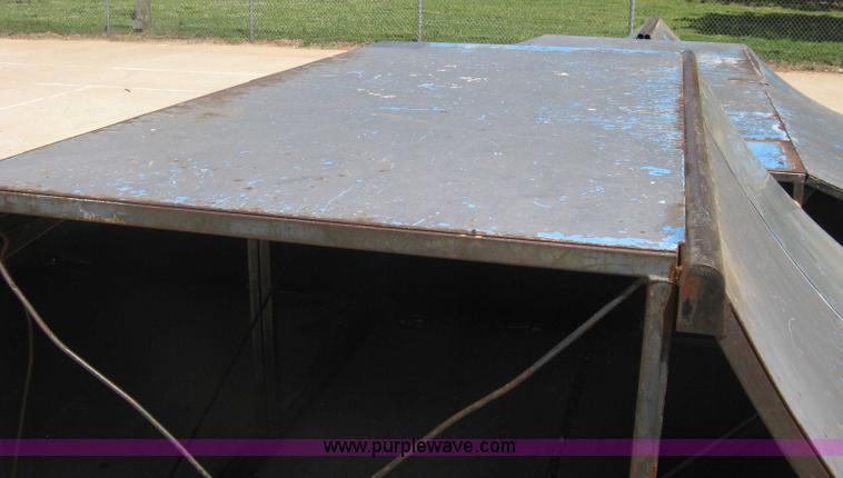 image for item AS9147 Shop built skate park ramp and skate features