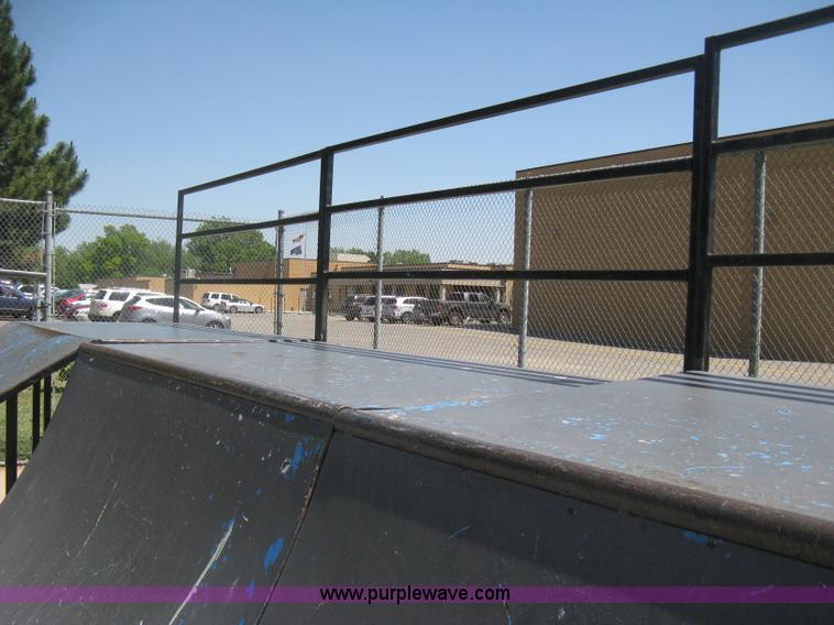 image for item AS9147 Shop built skate park ramp and skate features