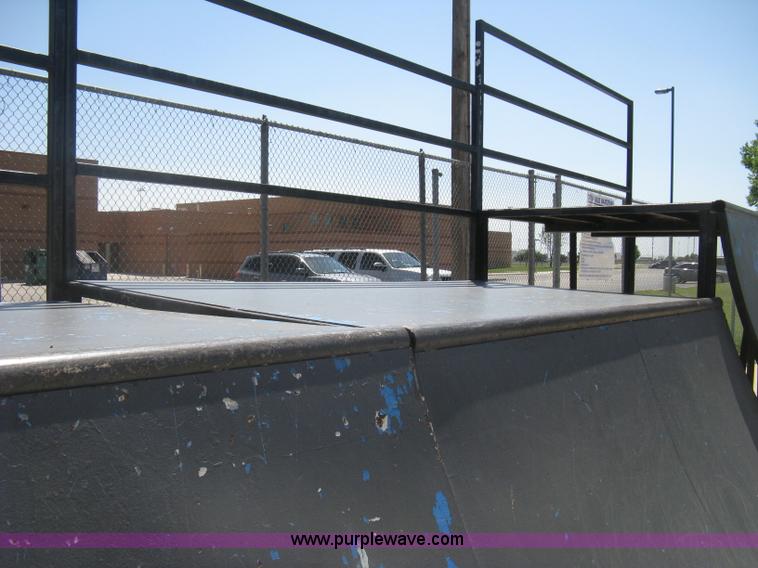 image for item AS9147 Shop built skate park ramp and skate features