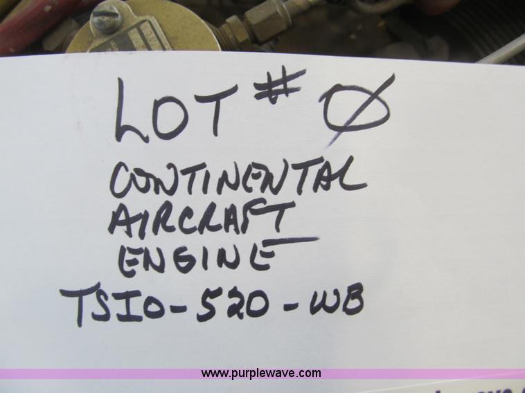 image for item AY9249 Continental aircraft engine