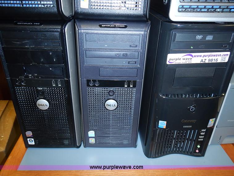 image for item AZ9816 (31) assorted desktop computer towers