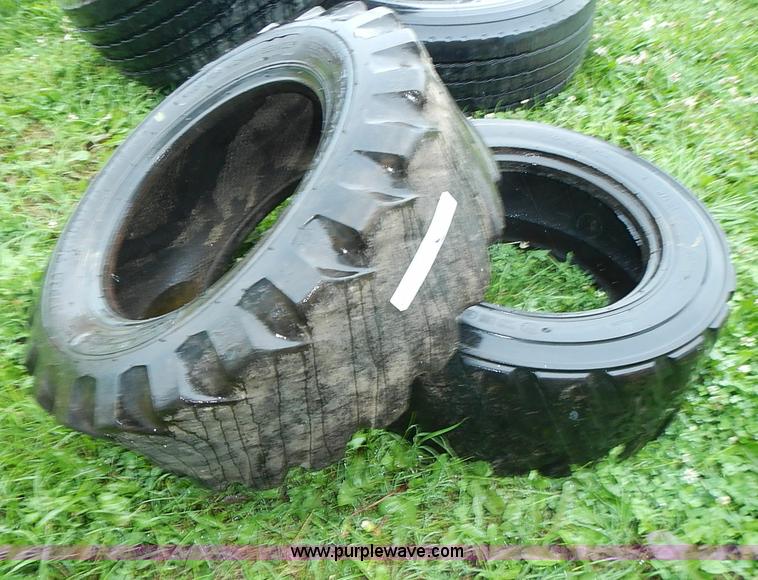 image for item AZ9849 (2) 10-16.5 skid steer tires