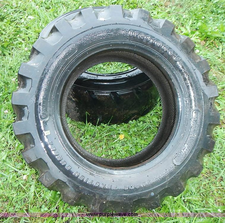 image for item AZ9849 (2) 10-16.5 skid steer tires