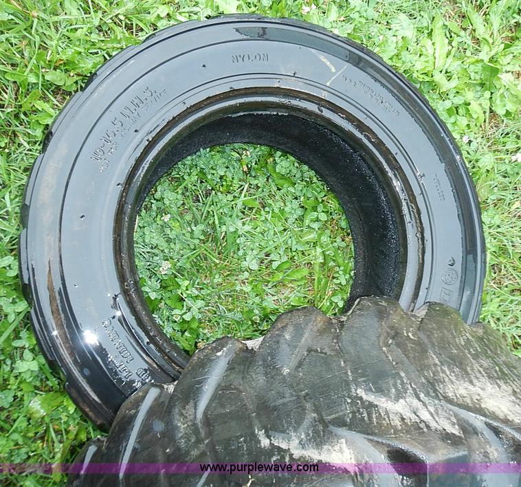 image for item AZ9849 (2) 10-16.5 skid steer tires
