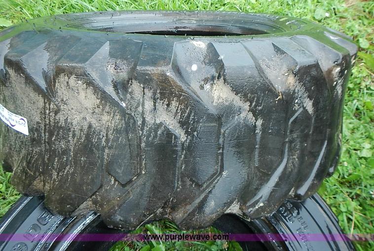 image for item AZ9849 (2) 10-16.5 skid steer tires