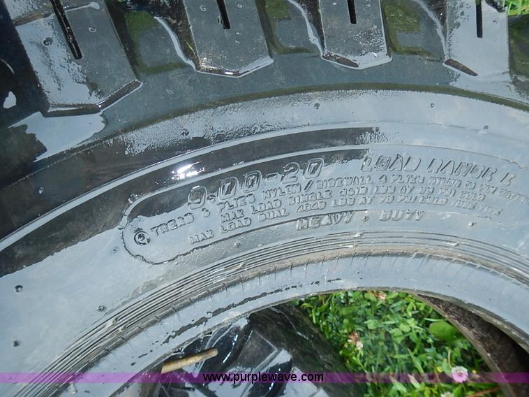 image for item AZ9851 (2) 9.00-20 tires