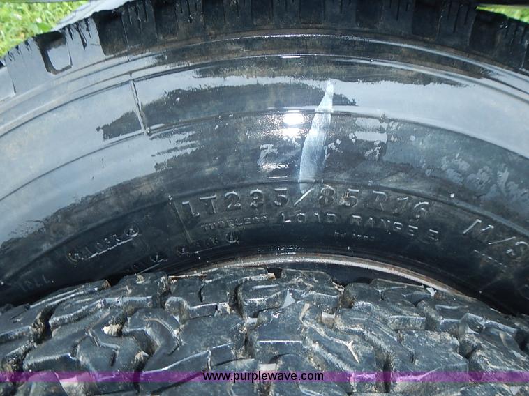 image for item AZ9853 (5) 235/85R16 tires