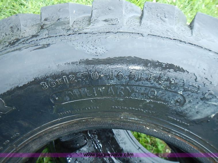 image for item AZ9855 (2) 36x12.50-16.5 tires