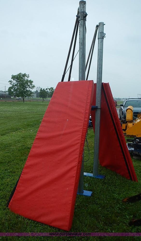 image for item AZ9861 (2) Porter volleyball stands with safety mats